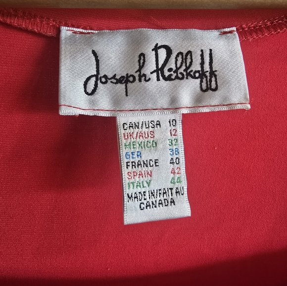Joseph Ribkoff Bold‎ Red Top - Picture 2 of 5